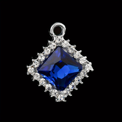 Square Alloy Pendant Set