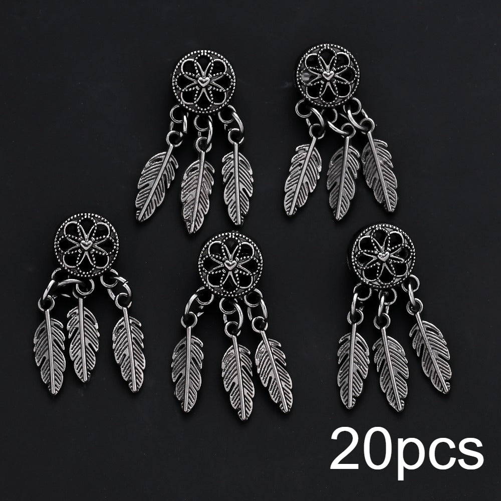 Dream Catcher Alloy Large Hole Beads