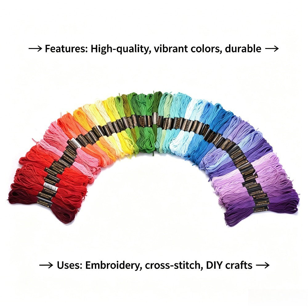 Multicolor Embroidery Floss Thread Set