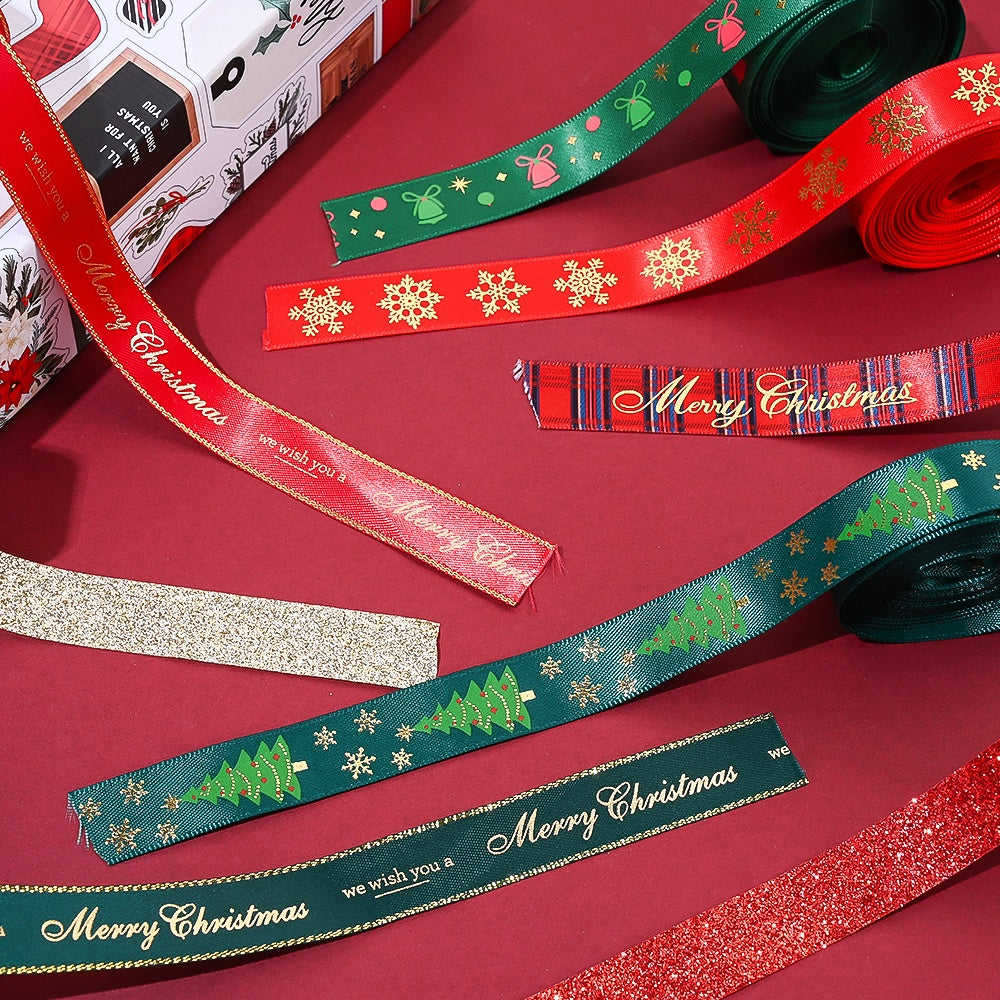 Christmas Glitter Ribbon