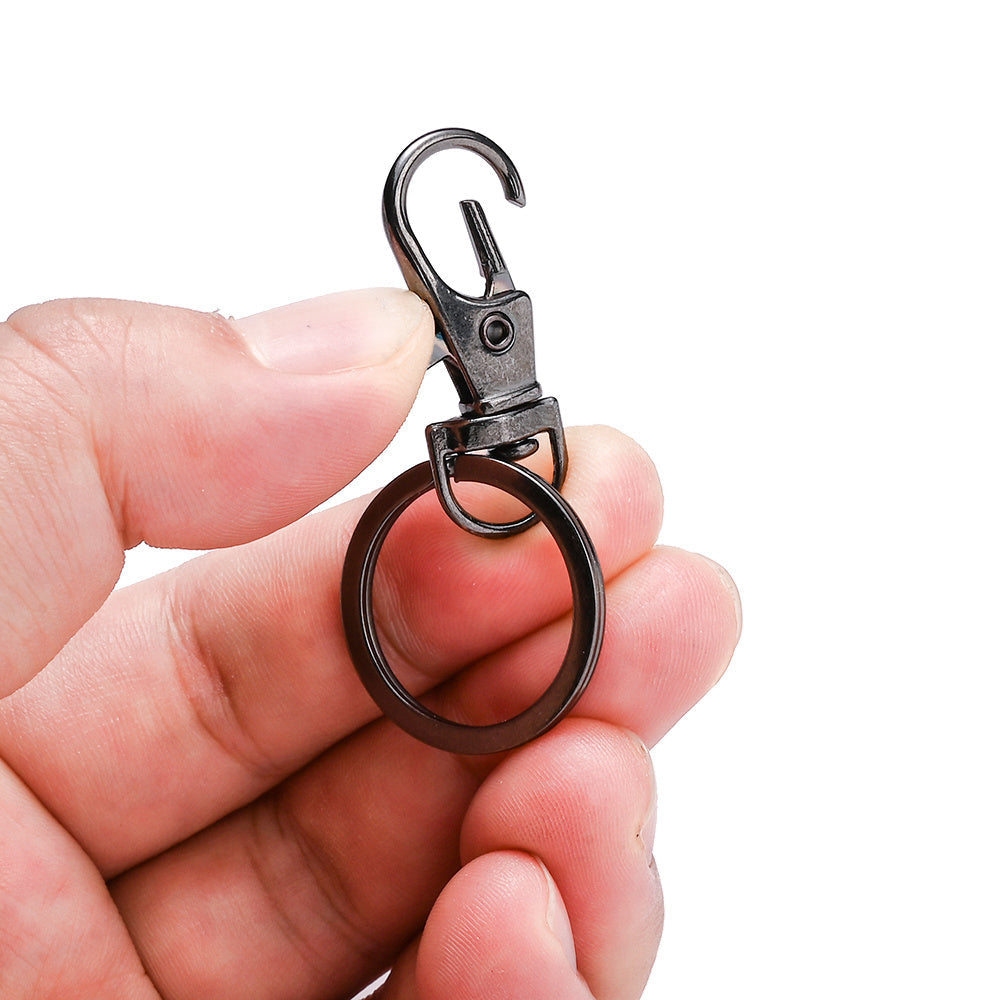 Zinc Alloy Circle Keychain Set