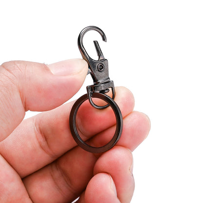 Zinc Alloy Circle Keychain Set