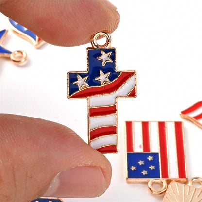 Independence Day Alloy Pendant Charms