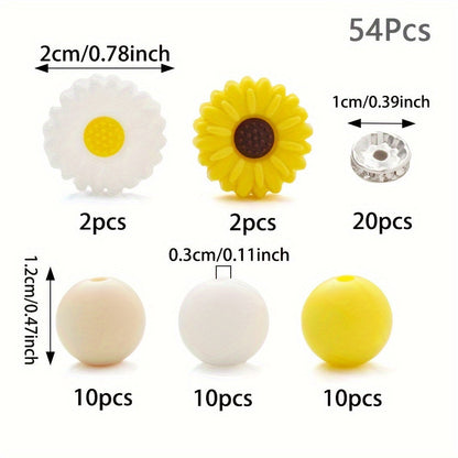 Daisy Series Silicone Beads