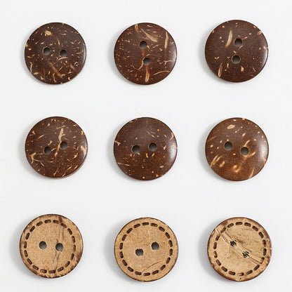 Natural Coconut Shell Buttons