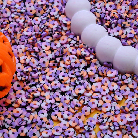 Bright Color Halloween Soft Clay Beads