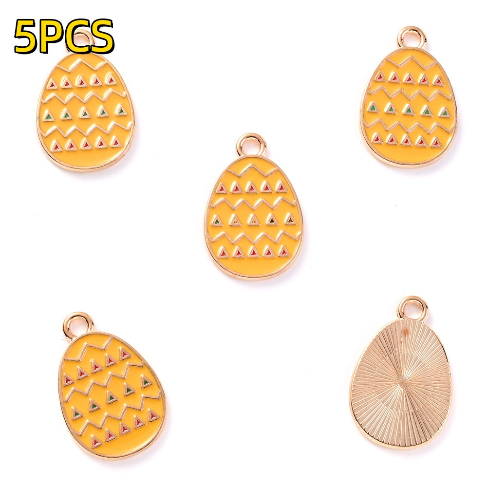 Easter Egg Alloy Pendants