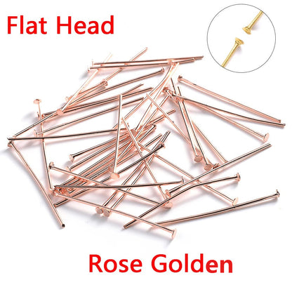 Metal Flat Head Pins