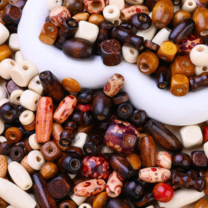 Mixed Irregular Wooden Beads