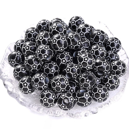 50pcs 39 Styles Mixed Sports Ball Beads