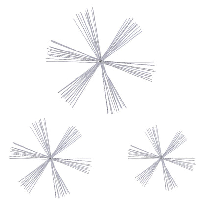 Christmas Snowflake Beaded Decorative Strands