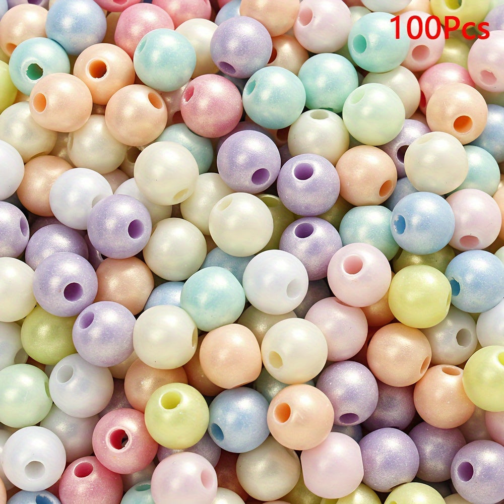 Macaron Acrylic Round Beads