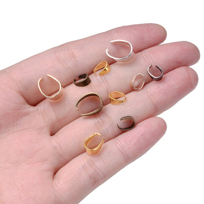 50-Piece Mini Seed Clasps for Jewelry Making