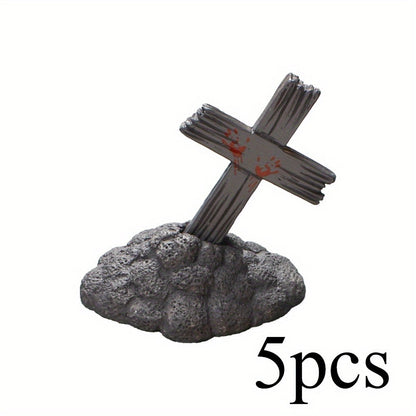 5-Piece Halloween Mini Resin Figurine Set