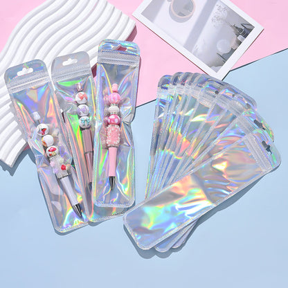 Iridescent Self-Sealing Jewelry Bags