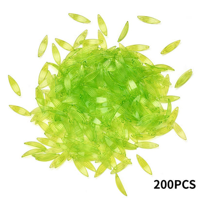 2026 New Arrival 10×11mm Gradient Flower Acrylic Bead Caps