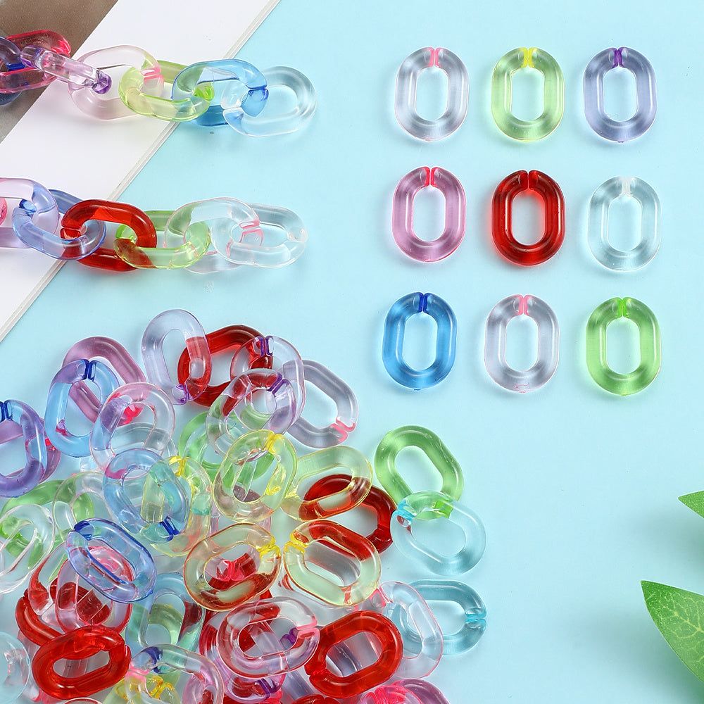 Clear Acrylic Chain Clasps