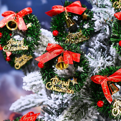 Miniature Christmas Wreath and Garland Decorations