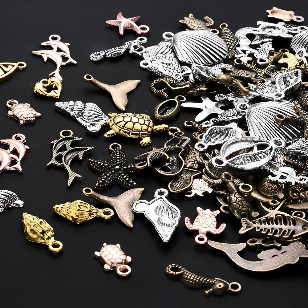 Vintage Ocean Alloy Pendants