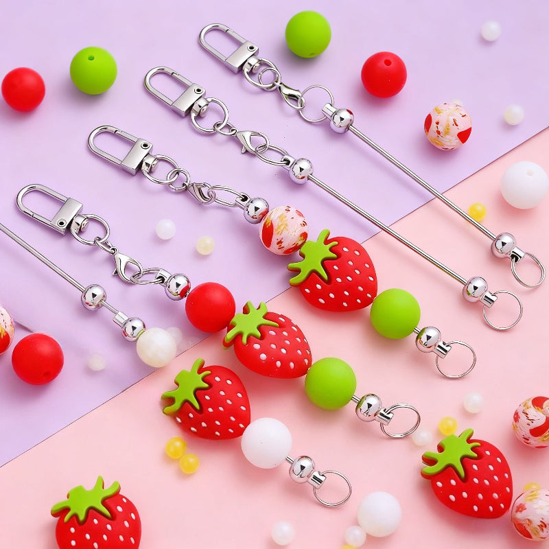 Strawberry Theme Keychain Making Kit