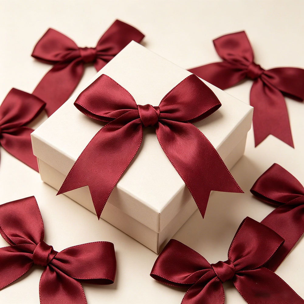 32-Piece Random Satin Ribbon Bow Set