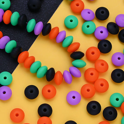 80pcs Silicone Abacus Beads Set