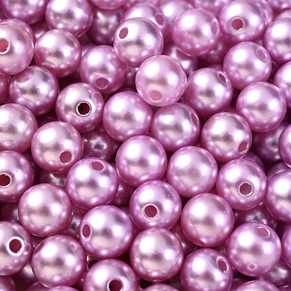 Colorful Imitation Pearl Acrylic Beads