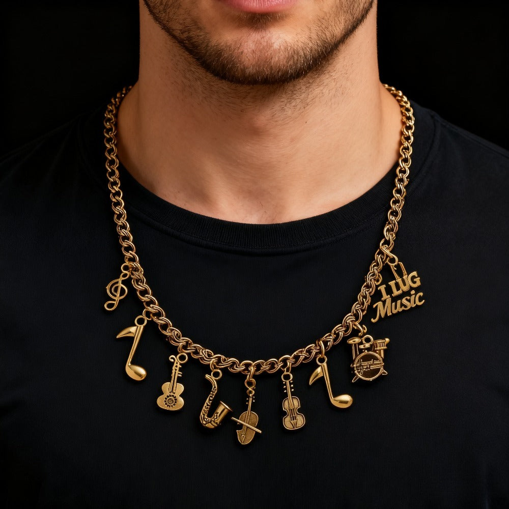 Musical Instrument Alloy Pendants