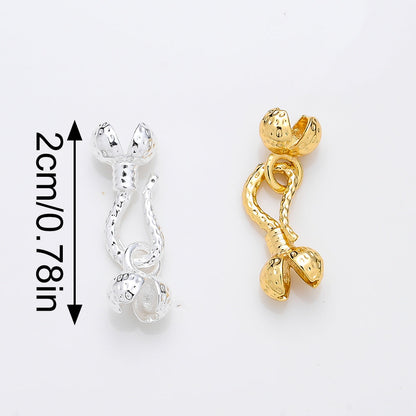 Gold Brass Fish Hook Clasps