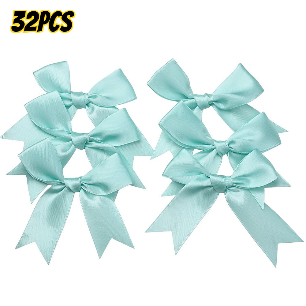 32-Piece Random Satin Ribbon Bow Set