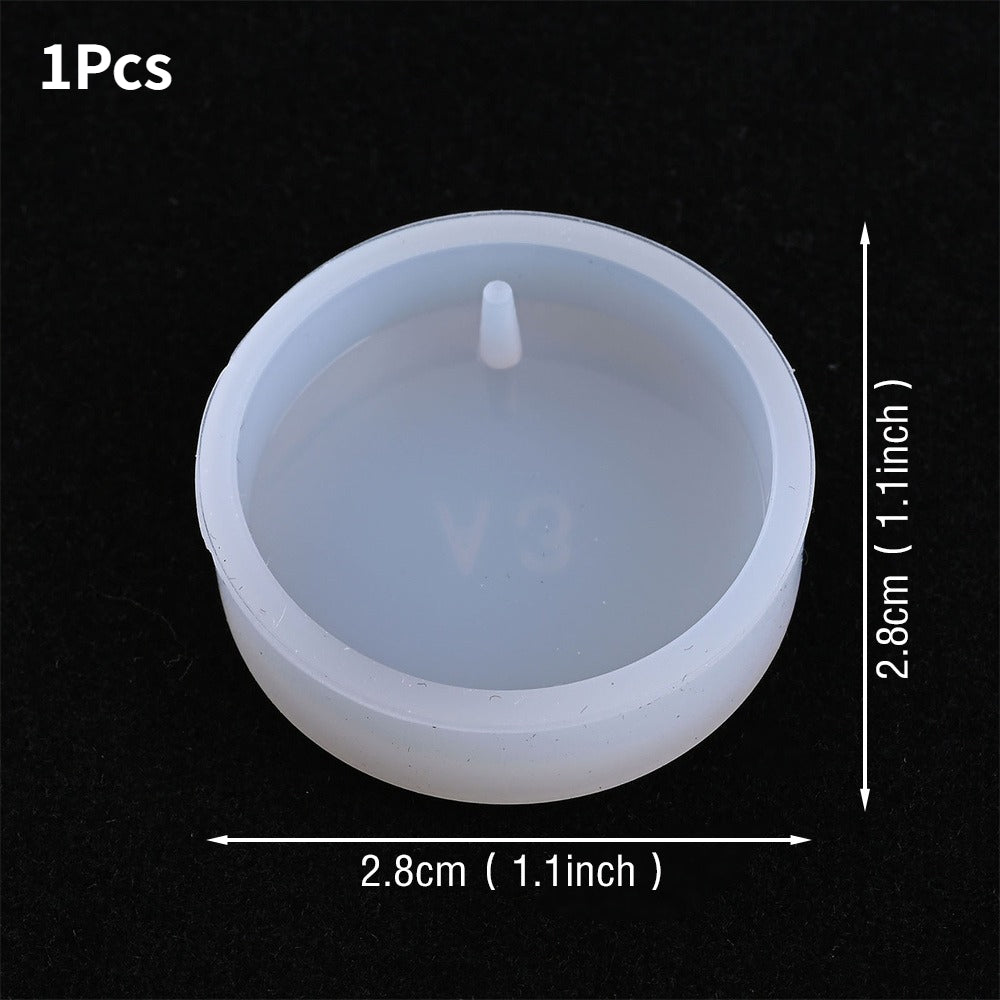 Transparent Silicone Pendant and Keychain Molds