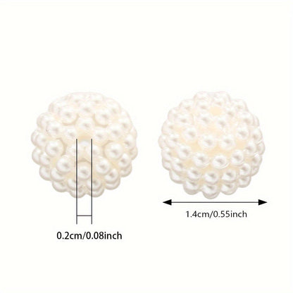 10/12/14/16/18/20mm Beige Round Acrylic Bead Set