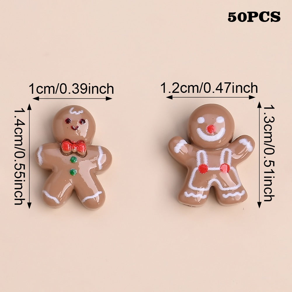 Christmas Resin Flatback Figurines
