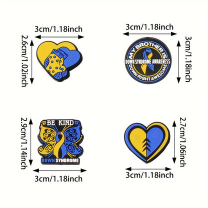 Down Syndrome Awareness Silicone Beads