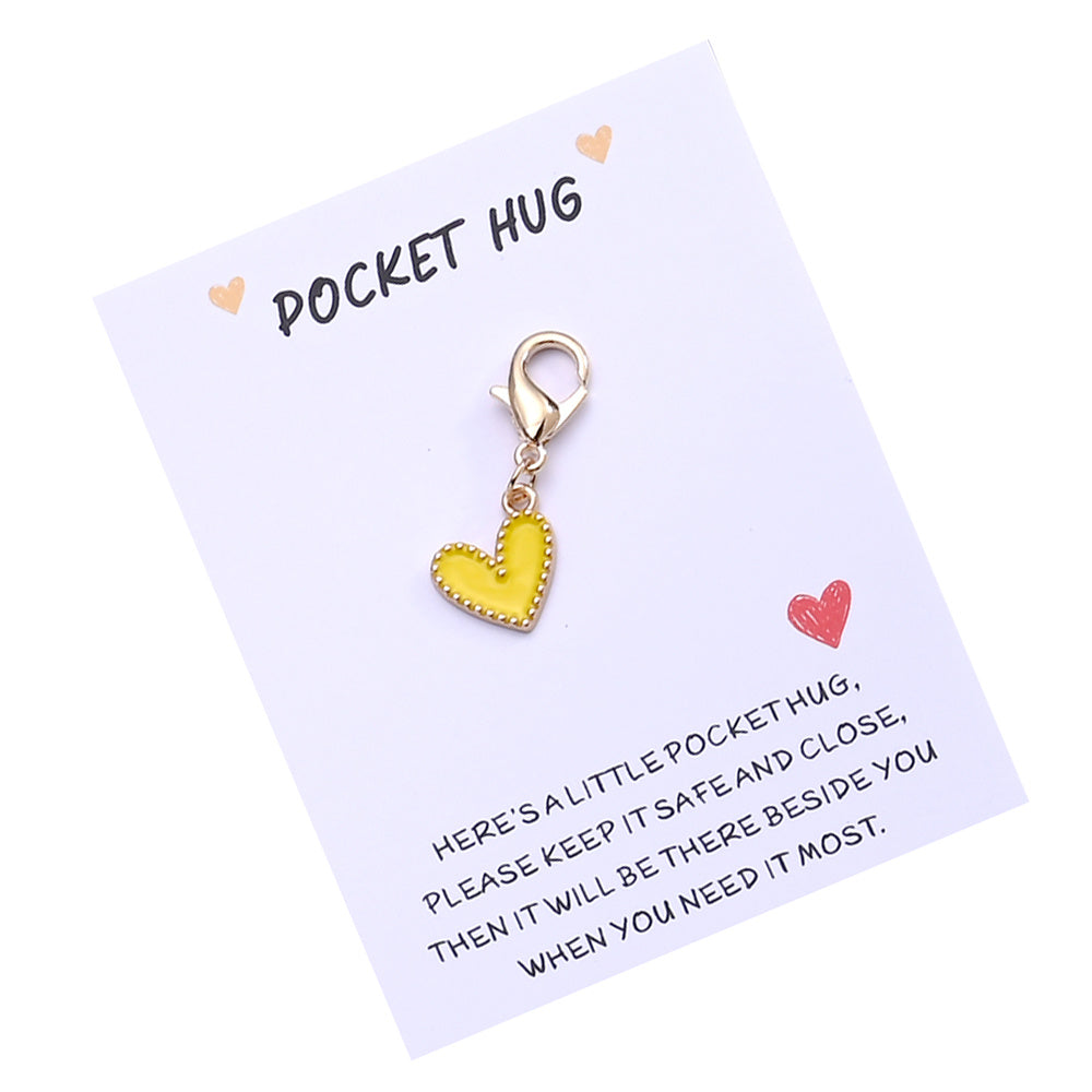 Heart Keychain with Thank You Card