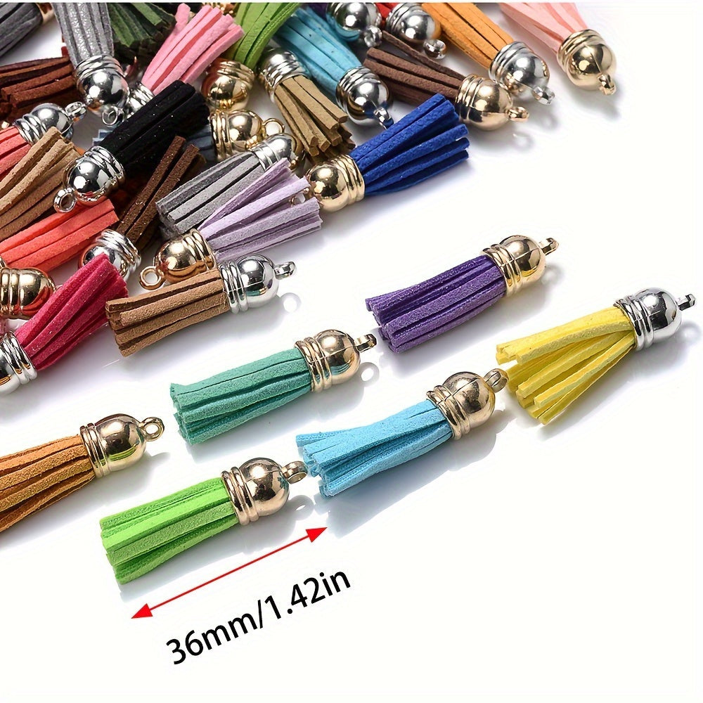 Colorful Polyester Tassel Pendants