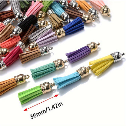 Colorful Polyester Tassel Pendants