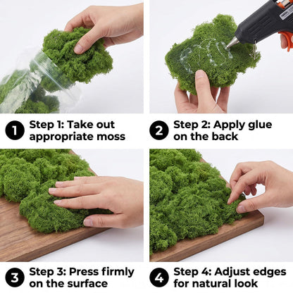 Artificial Green Moss Grass