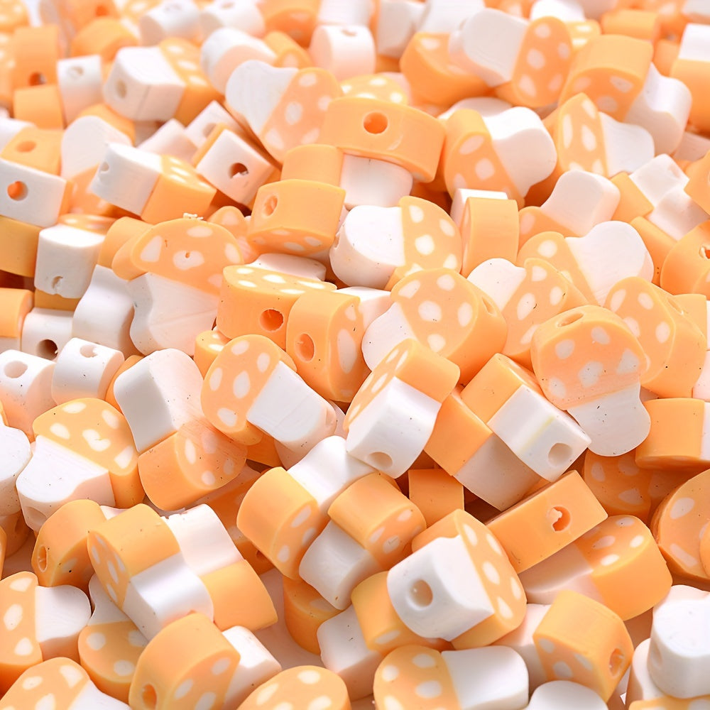 30PCS 9–10mm Multicolor Soft Clay Spacer Bead Set