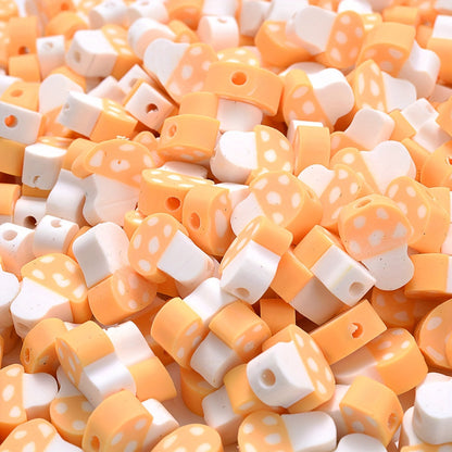 30PCS 9–10mm Multicolor Soft Clay Spacer Bead Set