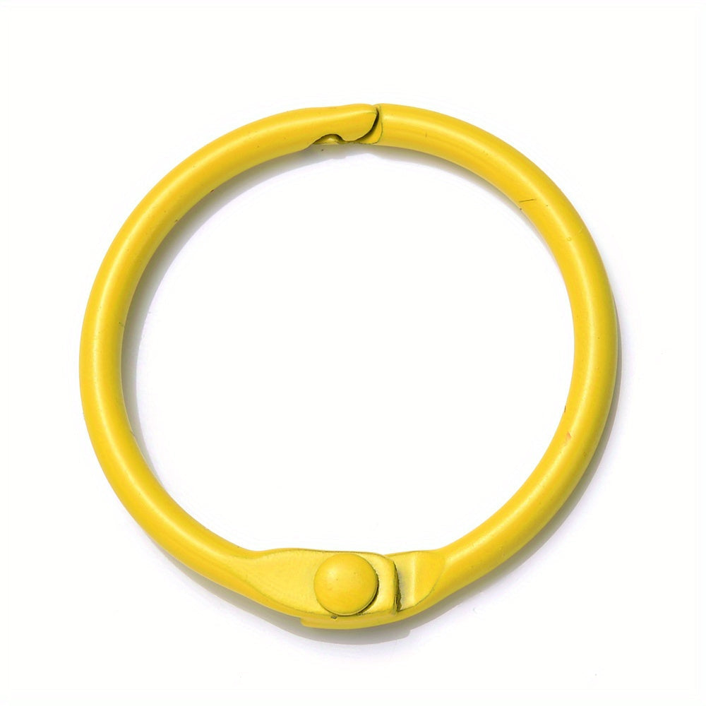 Colorful Alloy O-Ring Spring Clasps