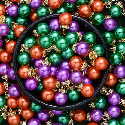 Halloween Acrylic Pearl Charm Set