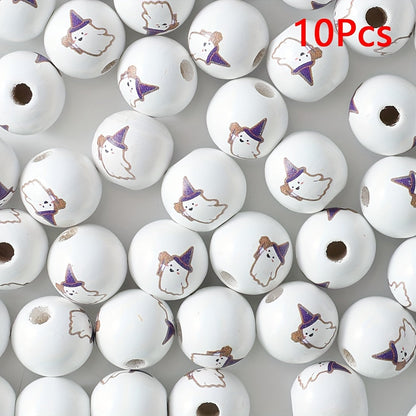Halloween Wooden Beads