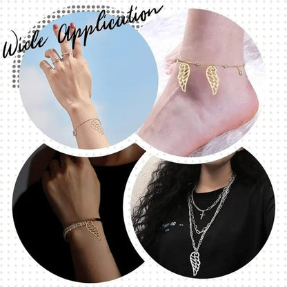 Vintage Alloy Wing Pendants