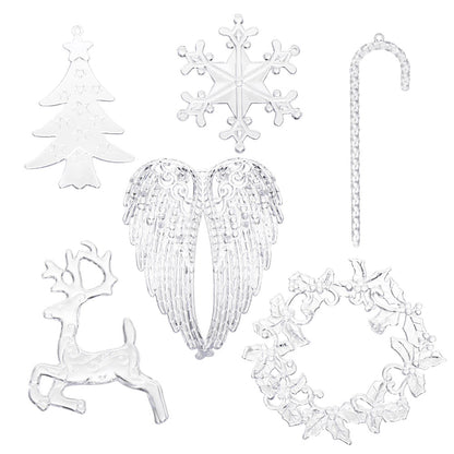 Clear Acrylic Christmas Decorative Accessories