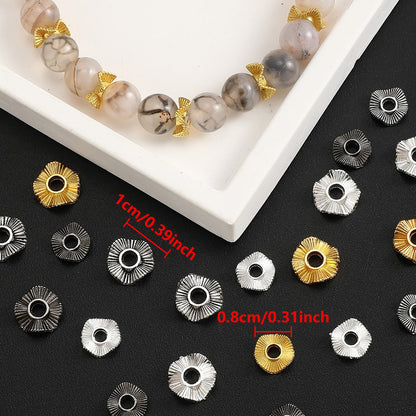 Wave Alloy Beads