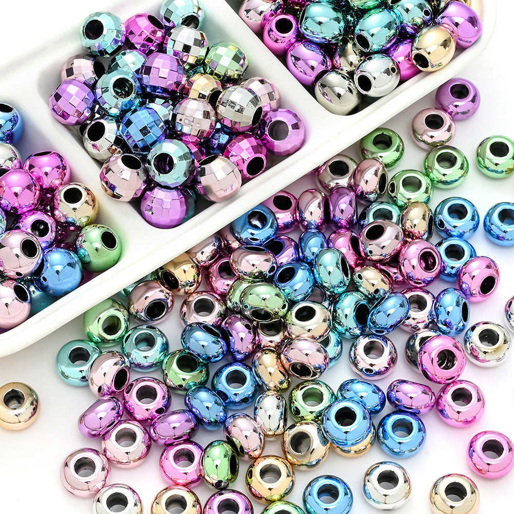 Acrylic Faceted Disco Ball Beads