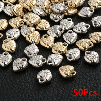 20/30/50PCS CCB Heart Love Pendant Set