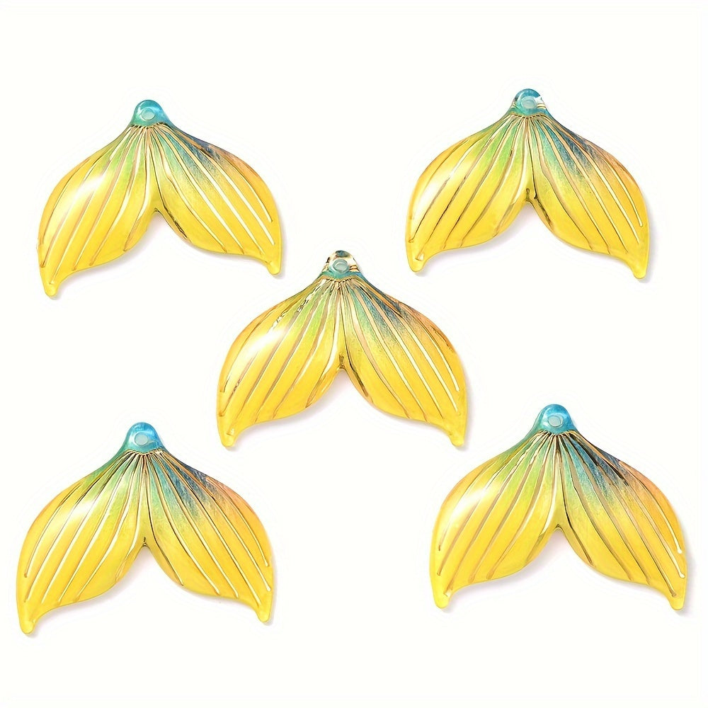 Mermaid Tail Acrylic Pendants