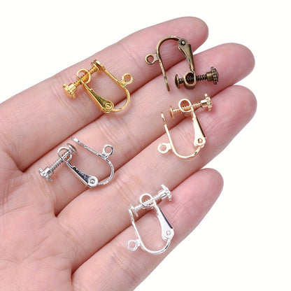 Brass Screw Ear Clips